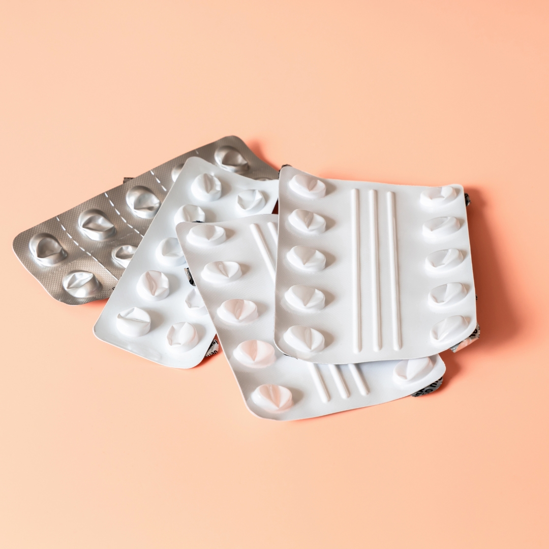 Image of a few used medicine blister packets